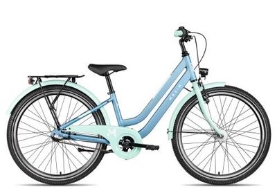 Kinderfahrrad 24 Zoll Maxim Luna 24-3 Nexus 2025 | 24 Zoll | Tiefeinsteiger | 32 cm | blue/mint (Bild 3)