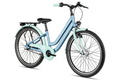 Kinderfahrrad 24 Zoll Maxim Luna 24-3 Nexus 2025 | 24 Zoll | Tiefeinsteiger | 32 cm | blue/mint (Bild 4)
