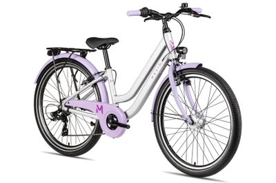 Kinderfahrrad 24 Zoll Maxim Luna 24-7 2025 | 24 Zoll | Tiefeinsteiger | 32 cm | lead crystal/lavender (Bild 2)
