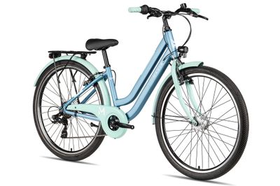 Jugendfahrrad 26 Zoll Maxim Luna 26-7 2025 | 26 Zoll | Tiefeinsteiger | 36 cm | blue/mint (Bild 4)