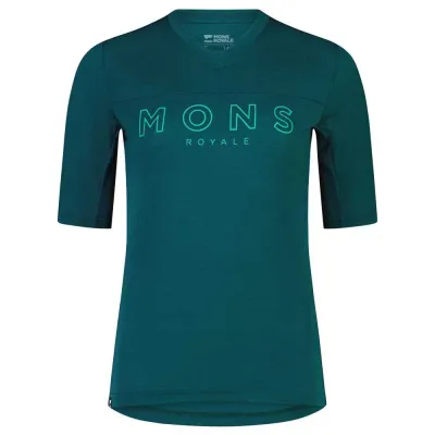Fahrradtrikots kurzarm Mons Royale Redwood Merino Air-Con S24 Kurzarm Enduro Trikot (Bild 3)
