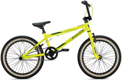 Kinderfahrrad 20 Zoll MORRISON B 10 2023 | 20 Zoll | BMX | 26 cm | neon yellow - blue, glossy (Bild 1)