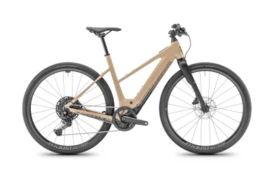 E-Bike Fitnessrad Moustache Bikes Dimanche 28 Road 2 2025 | 400 Wh | 28 Zoll | Trapez | 43 cm / XS | sandsturm mat (Bild 1)