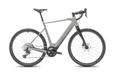 E-Bike Fitnessrad Moustache Bikes Dimanche 28.4 2025 | 400 Wh | 28 Zoll | Diamant | 58 cm / XL | kieselsteingrau glänzend (Bild 1)