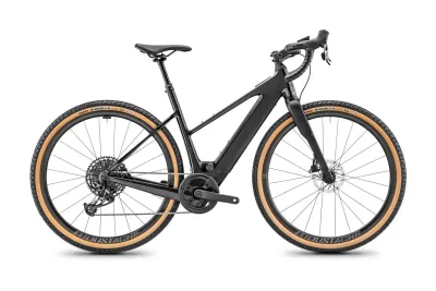Gravel E-Bike Moustache Bikes Dimanche 29 Gravel 4 2026 | 400 Wh | 29 Zoll | Trapez | 43 cm / XS | black glossy (Bild 1)