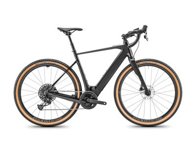 Gravel E-Bike Moustache Bikes Dimanche Gravel 4 2026 | 400 Wh | 29 Zoll | Diamant | 54  cm / L | black glossy (Bild 1)