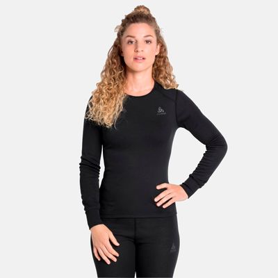 Fahrrad Unterhemd Odlo ACTIVE WARM BL TOP Crew Neck Langarm Unterhemd 2026 (Bild 3)