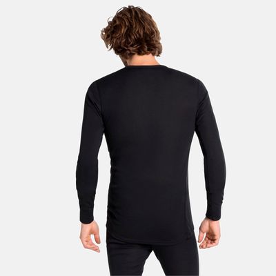 Fahrrad Unterhemd Odlo ACTIVE WARM BL TOP Crew Neck L/S Langarm Unterhemd 0 (Bild 4)