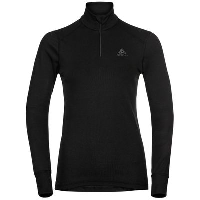 Fahrrad Unterhemd Odlo ACTIVE WARM BL TOP Turtle Neck Half Zip Langarm Unterhemd 0 (Bild 1)