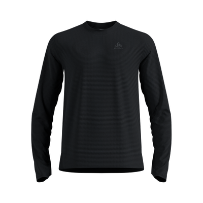 Fahrradtrikots langarm Odlo ESSENTIAL THERMAL Mid Layer Langarm Thermo Bikeshirt 2025 (Bild 1)