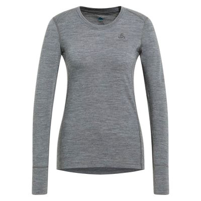 Fahrrad Unterhemd Odlo MERINO 200 BL TOP Crew Neck L/S Langarm Unterhemd 0 (Bild 6)