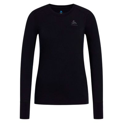 Fahrrad Unterhemd Odlo MERINO 200 BL TOP Crew Neck L/S Langarm Unterhemd 0 (Bild 1)