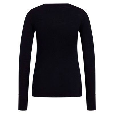 Fahrrad Unterhemd Odlo MERINO 200 BL TOP Crew Neck L/S Langarm Unterhemd 0 (Bild 2)