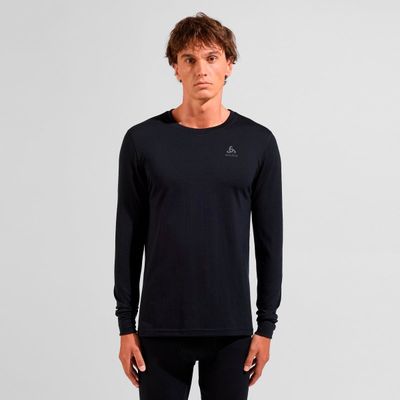 Fahrrad Unterhemd Odlo MERINO 200 BL TOP Crew Neck L/S Langarm Unterhemd 2026 (Bild 4)