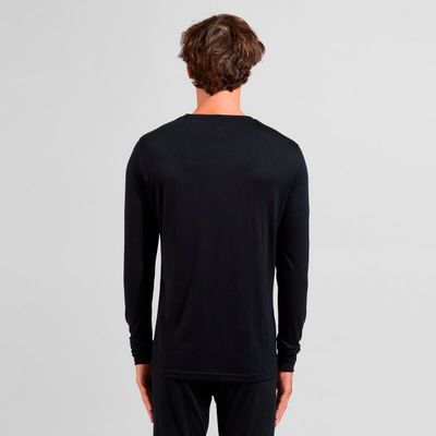 Fahrrad Unterhemd Odlo MERINO 200 BL TOP Crew Neck L/S Langarm Unterhemd 2026 (Bild 5)
