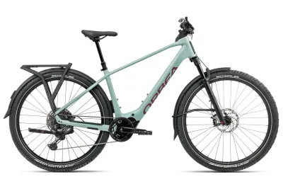 E-Bike Tourenrad Orbea KEMEN ADV 10 2025 | 630 Wh | 28 Zoll | Diamant | M | blue stone (matt) - brugundy (gloss) (Bild 1)