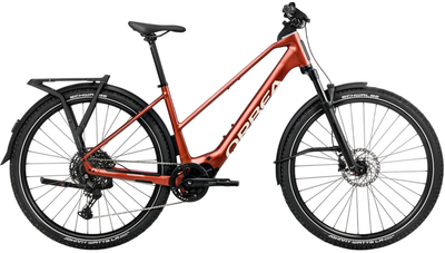 E-Bike Tourenrad Orbea Kemen ADV 20 MID 2026 | 630 Wh | 28 Zoll | Trapez | S | Mars Red - Ivory White (Gloss) (Bild 2)