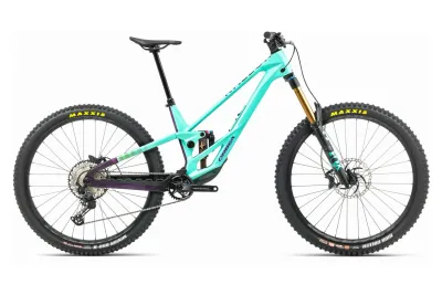 Enduro Bike Orbea Rallon E10 2026 | 29 Zoll | Diamant | M | Aloha Green - Fantasy purple carbon view (Gloss) (Bild 2)