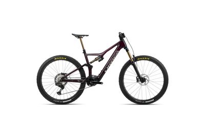 Enduro E-Bike Orbea Rise M-Team 2024 | 360 Wh | 29 Zoll | Diamant | L | Wine Red Carbon View - Titan (Gloss) (Bild 2)