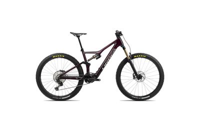 Enduro E-Bike Orbea Rise M10 2024 | 360 Wh | 29 Zoll | Diamant | S | Wine Red Carbon View - Titan (Gloss) (Bild 2)