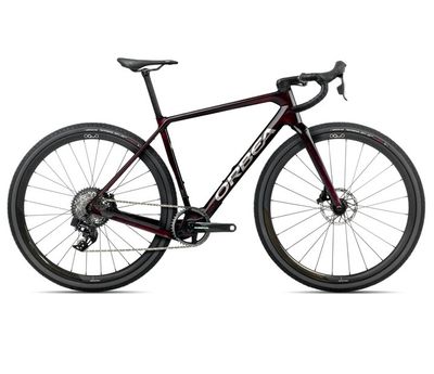 Gravel Bike Orbea Terra M21e Team 1X 2025 | 28 Zoll | Diamant | S | Wine Red Carbon View (Gloss) (Bild 1)