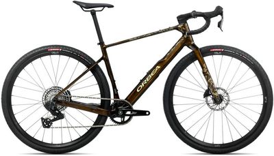 Gravel Bike Orbea Terra M31e Team 1X 2025 | 28 Zoll | Diamant | M | Caramel Carbon View (Gloss) (Bild 1)