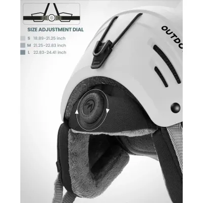 Ski Helm Outdoor Master Kelvin 2 Skihelm 0 (Bild 3)