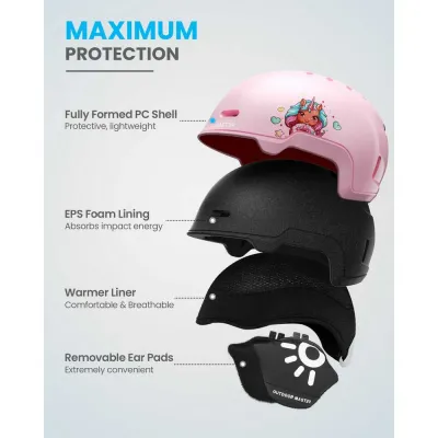 Ski Helm Outdoor Master Reindeer Skihelm 0 (Bild 7)