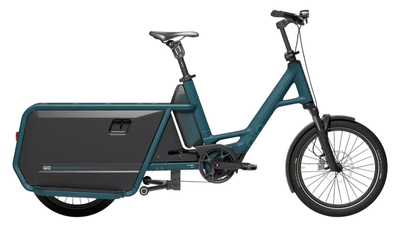 E Lastenrad QiO Bikes Long CLA 2026 | 800 Wh | 20 Zoll | Sonstige | 48 cm | Petrol Blue matt (Bild 4)