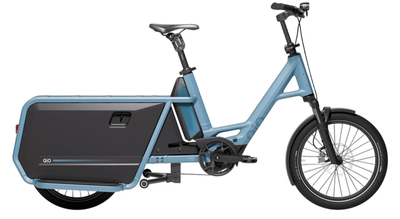E-Lastenrad QiO Bikes Long CLA 2026 | 800 Wh | 20 Zoll | Sonstige | 48 CM | Retro Blue Matt (Bild 8)