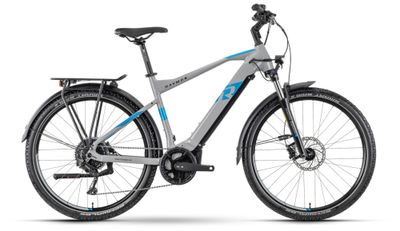 E-Bike Tourenrad RAYMON CrossRay E 6.0 2022 | 630 Wh | 27,5 Zoll | Diamant | XL / 60 cm | grey / blue / black (Bild 1)