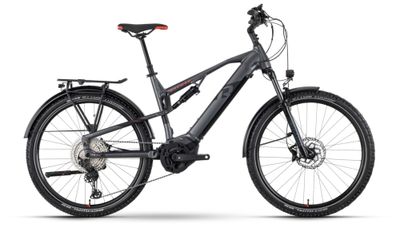 E-Bike Tourenrad RAYMON CrossRay FS E 6.0 2023 | 630 Wh | 27,5 Zoll | Diamant | L / 52 cm | anthracite metallic / black / bright red (Bild 1)