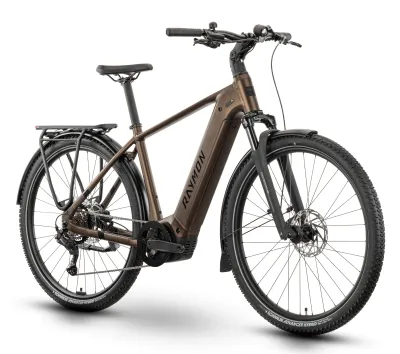E-Bike Tourenrad RAYMON Tahona 600 2025 | 600 Wh | 29 Zoll | Diamant | M | Tenmoku / Black / Honey (Bild 1)