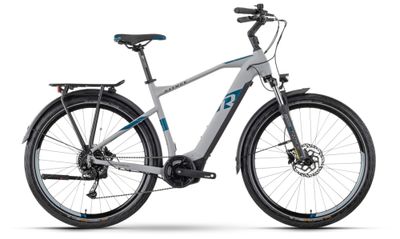 E-Bike Tourenrad RAYMON TourRay E 5.0 2023 | 500 Wh | 27,5 Zoll | Diamant | M / 50 cm | grey / black / space blue matt (Bild 1)