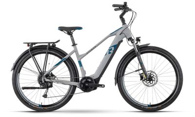 E-Bike Tourenrad RAYMON TourRay E 5.0 2023 | 500 Wh | 27,5 Zoll | Tiefeinsteiger | XS / 40 cm | grey / black / space blue matt (Bild 1)