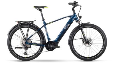 E-Bike Tourenrad RAYMON TourRay E 7.0 2023 | 630 Wh | 27,5 Zoll | Diamant | XL / 60 cm | dark blue / grey / lime green (Bild 1)