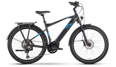 E-Bike Tourenrad RAYMON TourRay E 8.0 2023 | 630 Wh | 27,5 Zoll | Diamant | M / 50 cm | black / blue / grey matt (Bild 1)