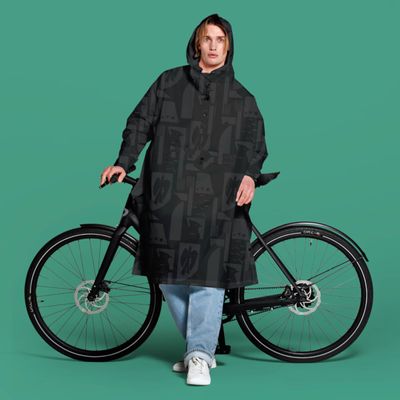 Fahrrad Regenjacken RAINKISS RAIN PONCHO Regenponcho 0 (Bild 19)