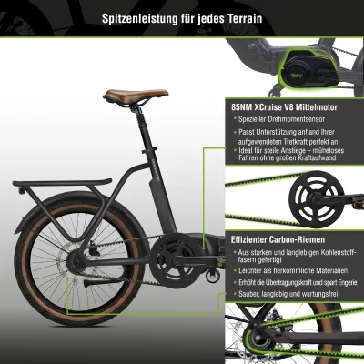 Klapprad E-Bike SachsenRad F3R Centro 2026 | 540 Wh | 20 Zoll | Sonstige (Bild 5)