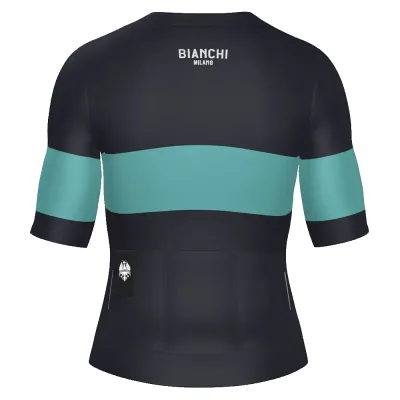 Fahrradtrikots kurzarm Santini Bianchi Milano Race 2025 (Bild 4)