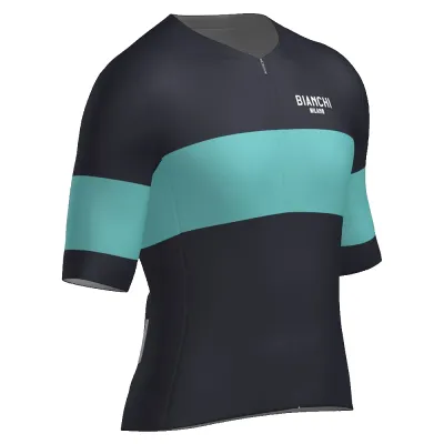 Fahrradtrikots kurzarm Santini Bianchi Milano Race 2025 (Bild 6)