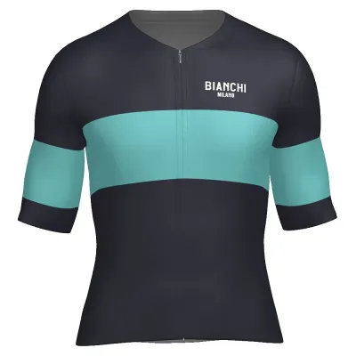 Fahrradtrikots kurzarm Santini Bianchi Milano Race 2025 (Bild 9)