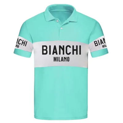 Fahrradtrikots kurzarm Santini Bianchi Milano Retro 2025 (Bild 8)