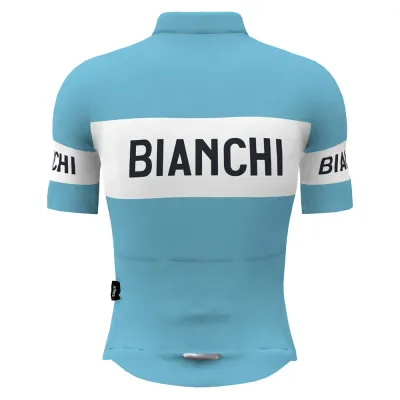 Fahrradtrikots kurzarm Santini Bianchi Retro 2025 (Bild 4)