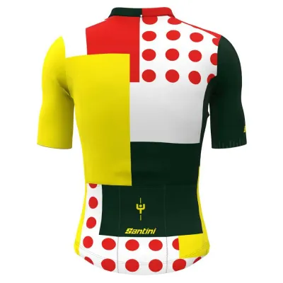 Fahrradtrikots kurzarm Santini Combo Tour De France Official General Leader 2026 (Bild 2)