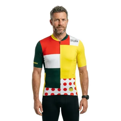 Fahrradtrikots kurzarm Santini Combo Tour De France Official General Leader 2026 (Bild 3)