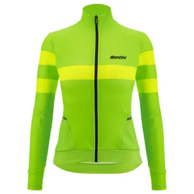 Fahrradtrikots langarm Santini Coral Bengal Thermal (Bild 4)