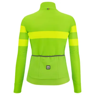 Fahrradtrikots langarm Santini Coral Bengal Thermal (Bild 5)