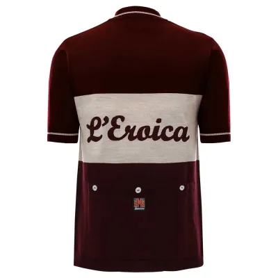 Fahrradtrikots kurzarm Santini Eroica Official Wool 0 (Bild 2)