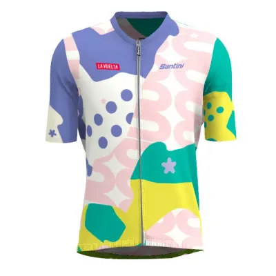 Fahrradtrikots kurzarm Santini KM Cero Madrid La Vuelta Official (Bild 4)